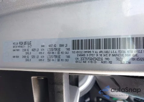 2017 Ram Promaster 2500 Window Van High Roof 159 Wb z USA, uszkodzony, nr VIN 3C6TRVPG6HE542216